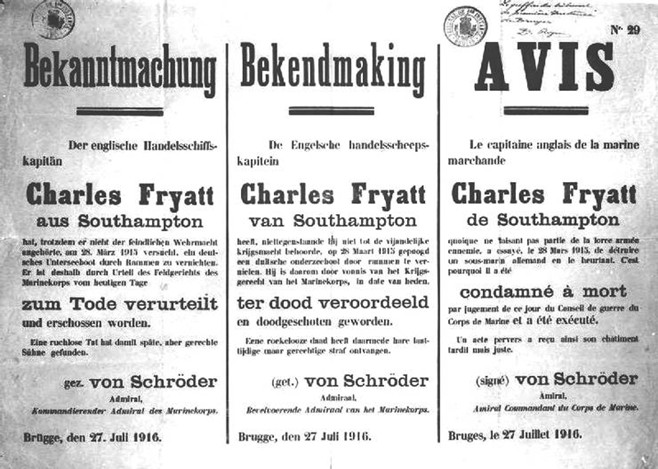 Kapitein Charles Fryatt